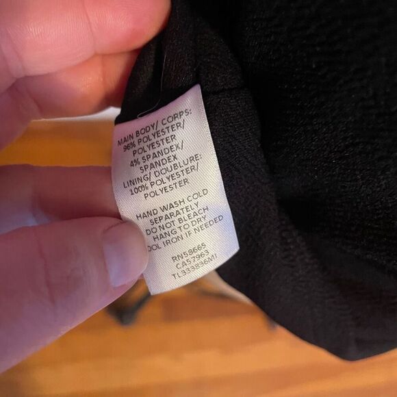 LEITH | black asymmetrical dress S - Picture 7 of 7